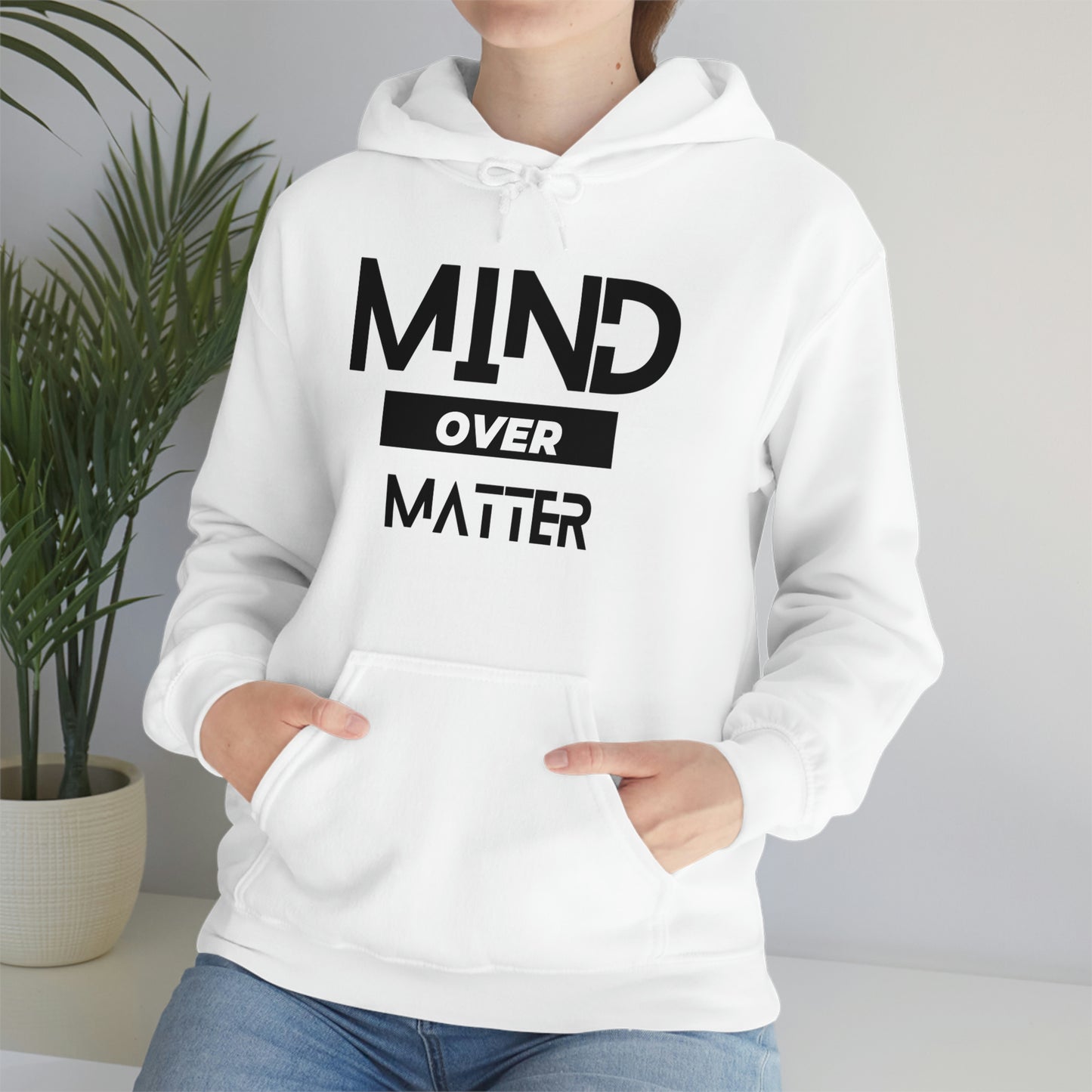 Unisex Heavy Blend™ Hooded Mind Over Matter Sweatshirt