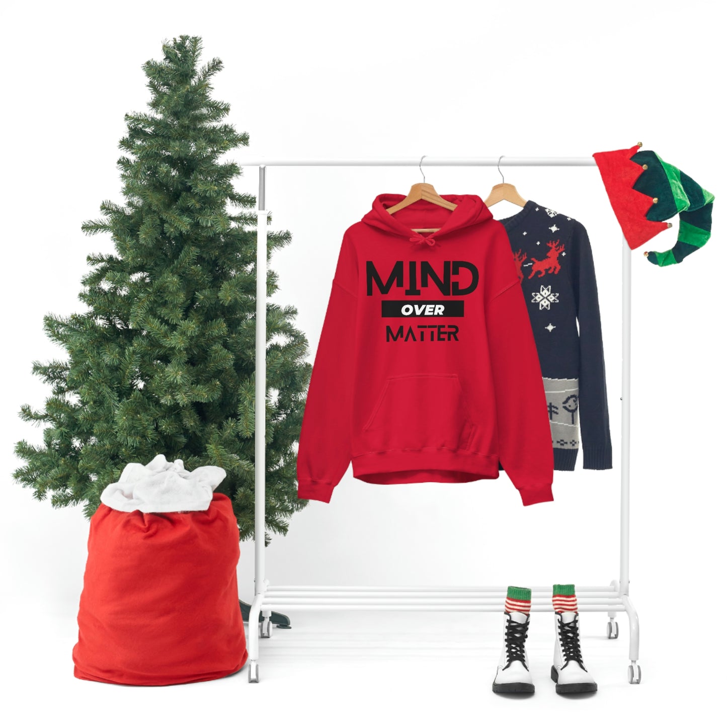 Unisex Heavy Blend™ Hooded Mind Over Matter Sweatshirt