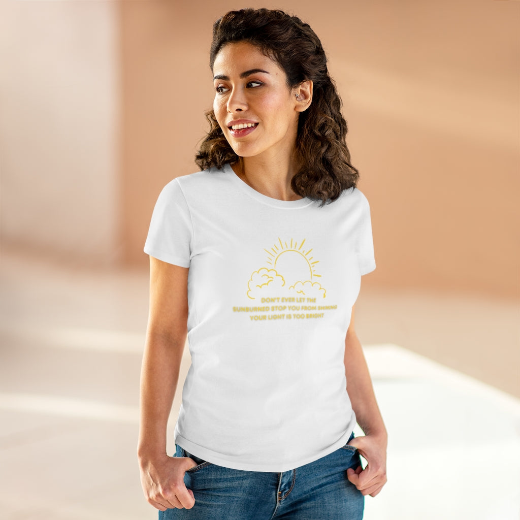 Women's Heavy Cotton Golden Light Haiku Tee