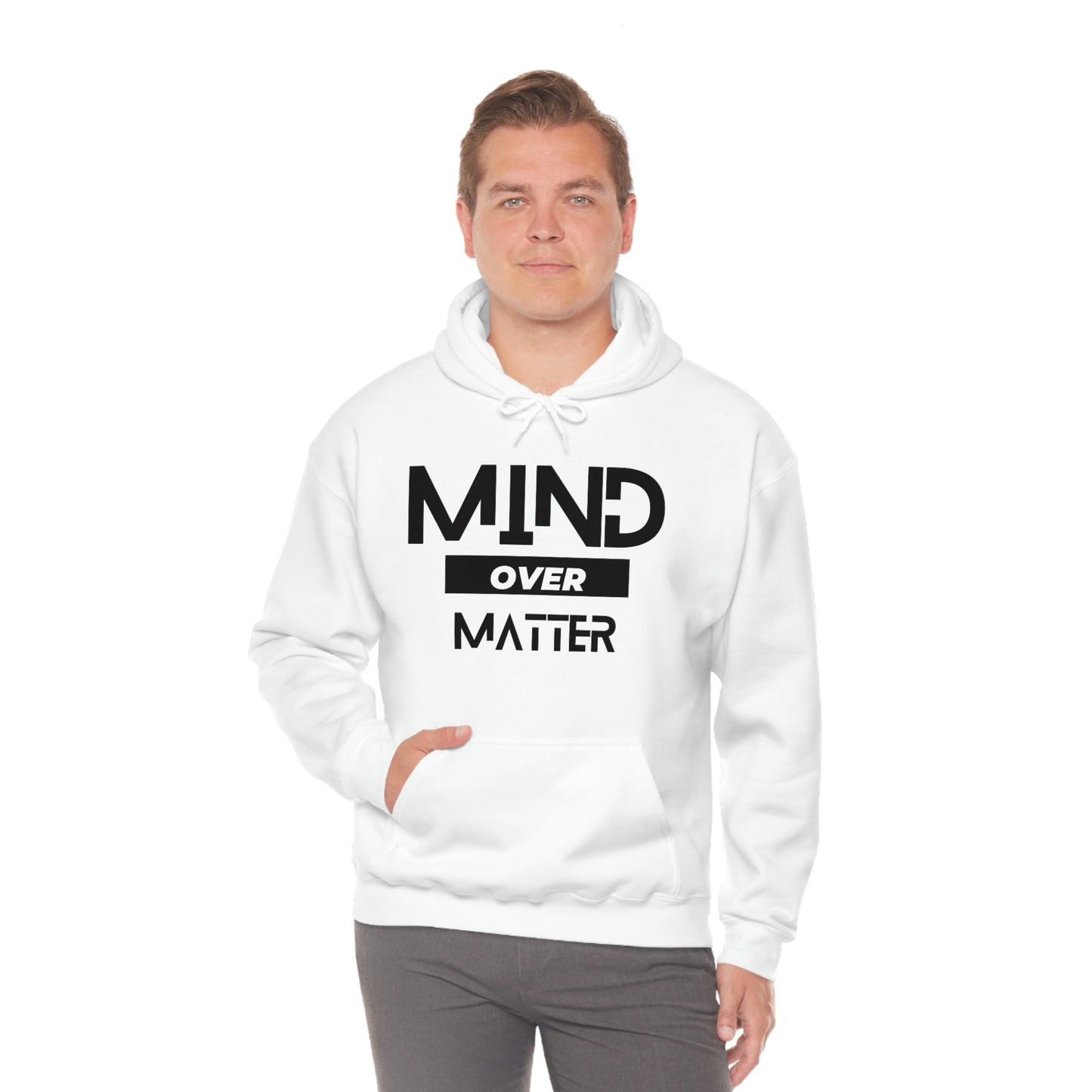 Unisex Heavy Blend™ Hooded Mind Over Matter Sweatshirt