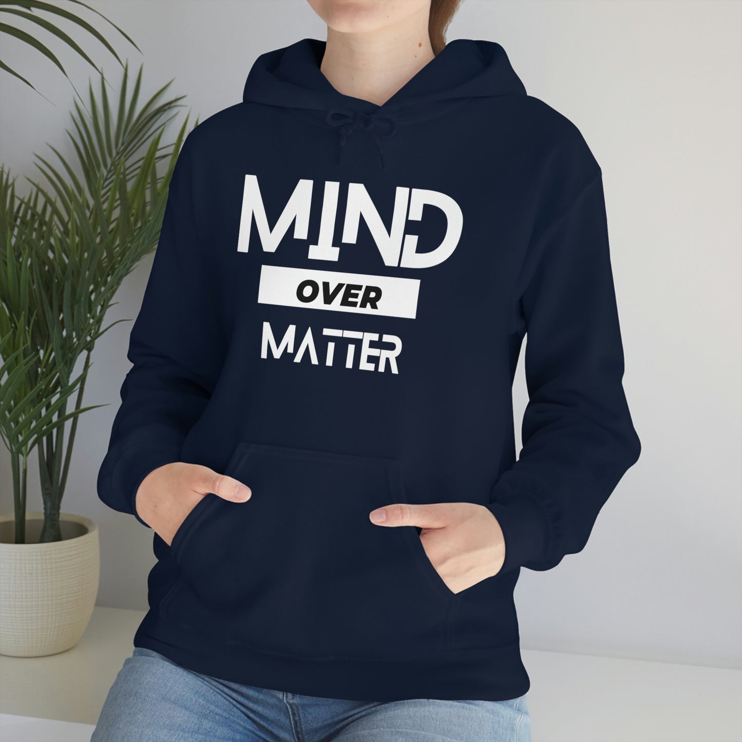 Unisex Heavy Blend™ Hooded Mind Over Matter Sweatshirt