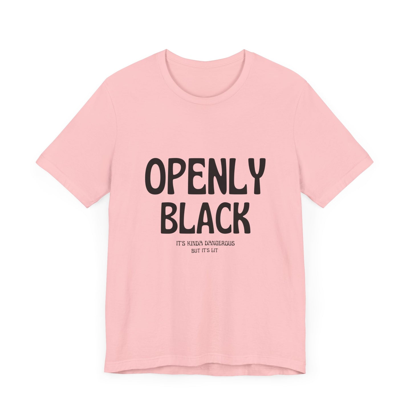 Unisex Jersey Short Sleeve Openly Black Tee