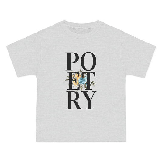Beefy-T® Short-Sleeve POETRY Black Text T-Shirt