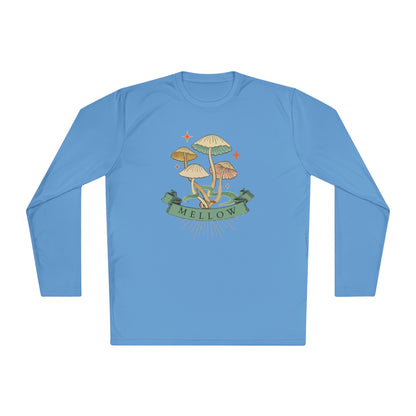 Mellow Mushrooms Long Sleeve Tee - Bohemian Style Shirt, Gift for Nature Lovers, Cozy Autumn Layer, Unisex Apparel, Festival Wear