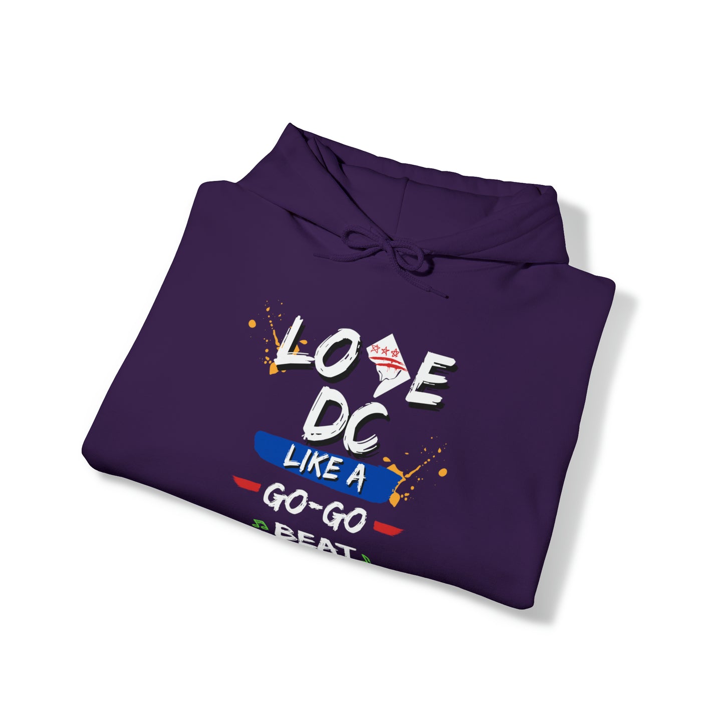 Unisex Heavy Blend™ Hooded Love DC Sweatshirt