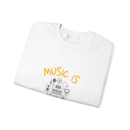 Music Therapy Unisex Heavy Blend™ Crewneck Sweatshirt