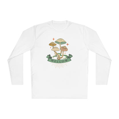 Mellow Mushrooms Long Sleeve Tee - Bohemian Style Shirt, Gift for Nature Lovers, Cozy Autumn Layer, Unisex Apparel, Festival Wear