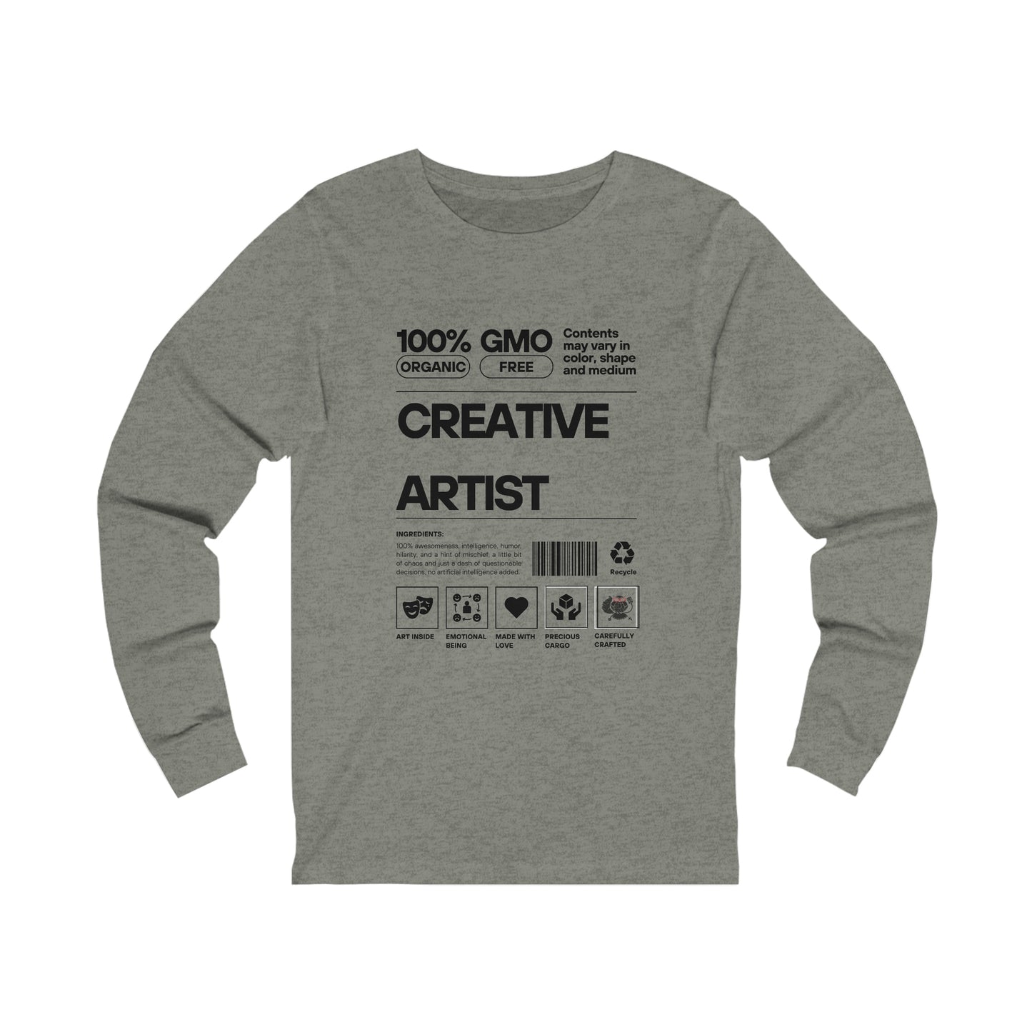 Unisex Jersey Long Sleeve Creative Artist Tee