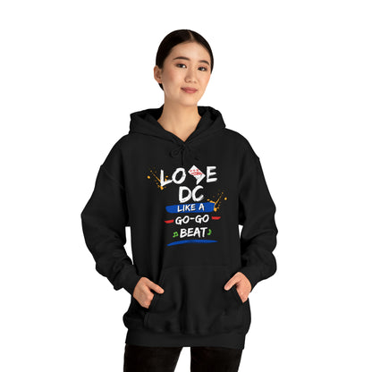 Unisex Heavy Blend™ Hooded Love DC Sweatshirt