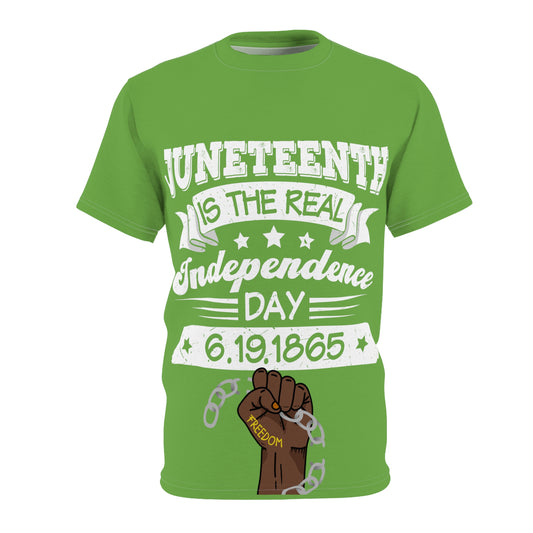 Unisex Cut & Sew Juneteenth Break Every Chain Tee (AOP)