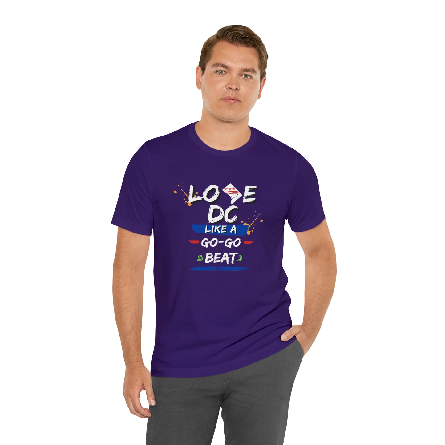 Unisex Jersey Short Sleeve Love DC Tee