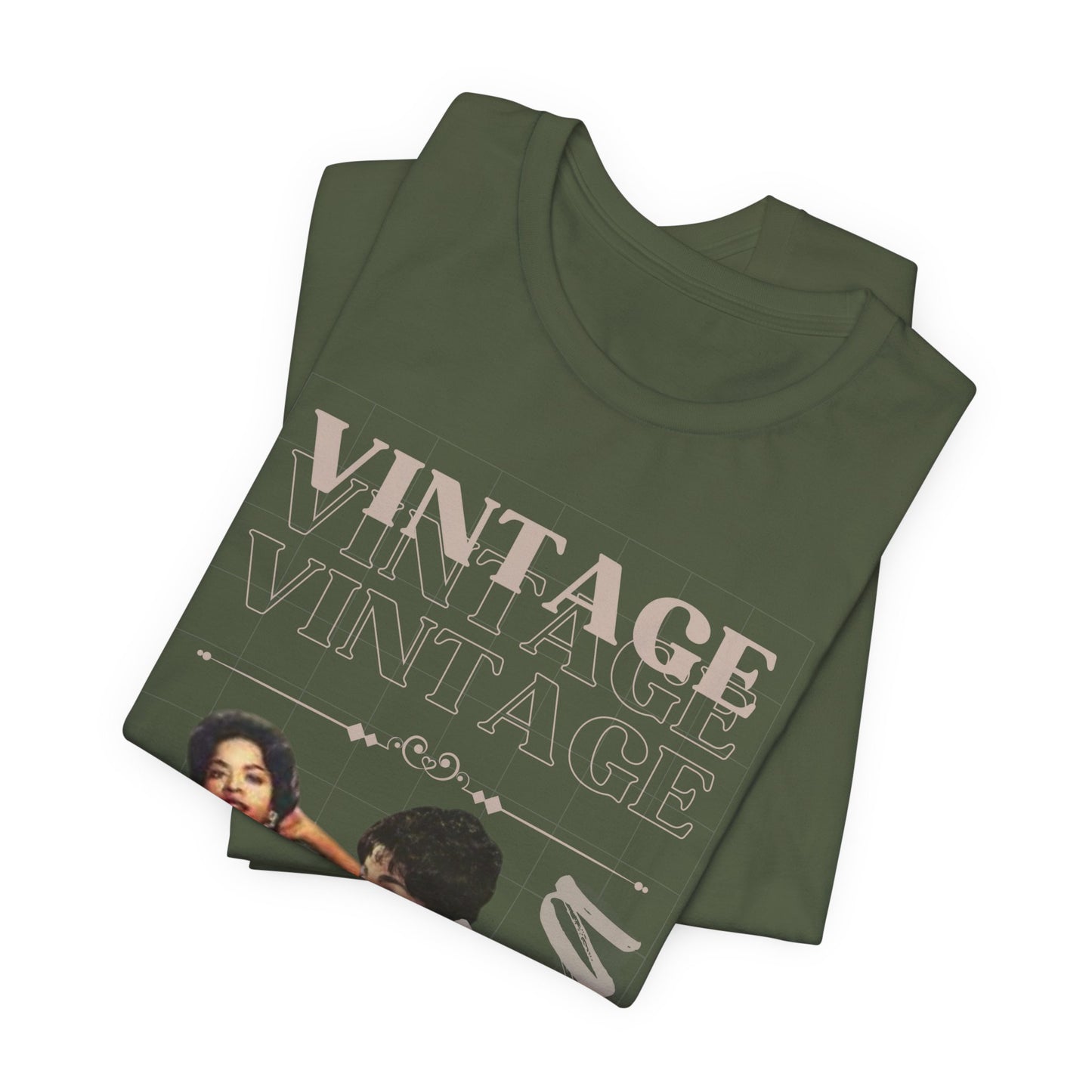 Unisex Jersey Short Sleeve Vintage Della Tee