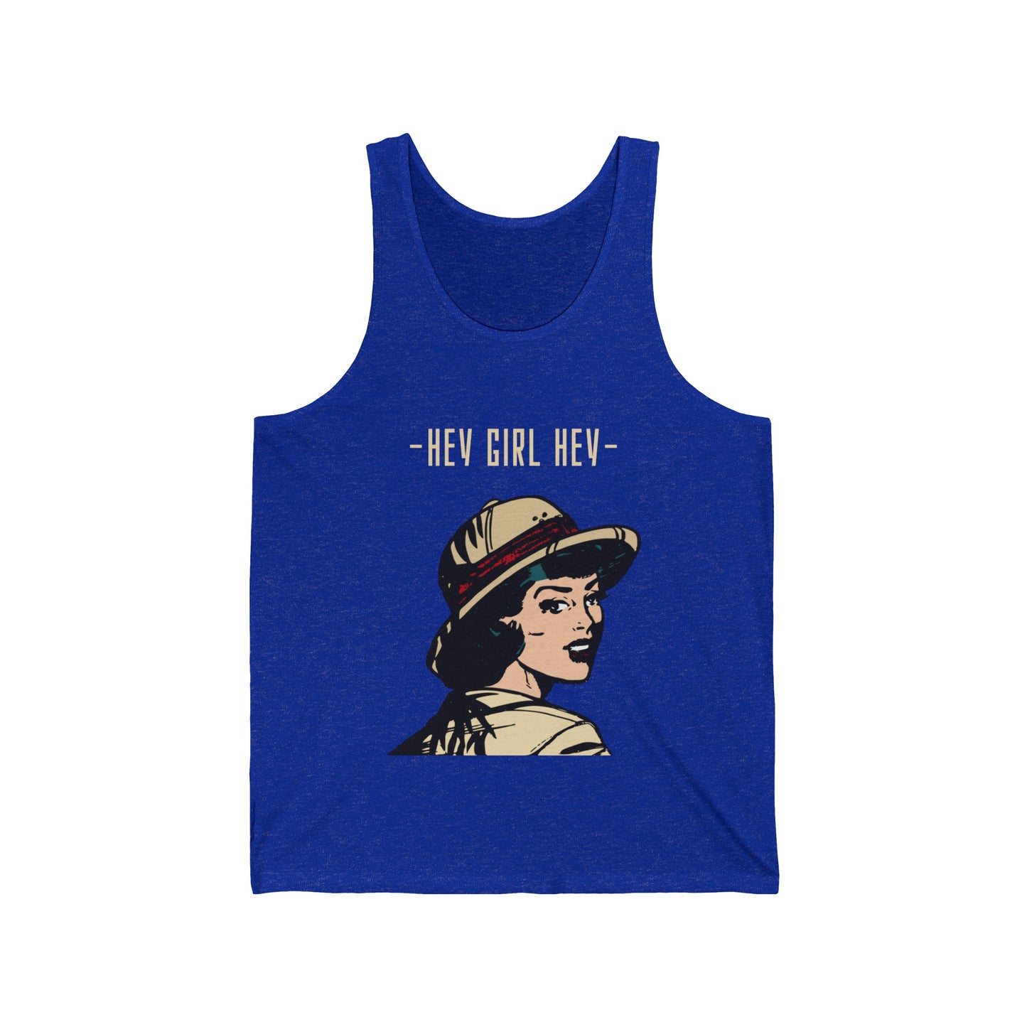 Unisex Jersey Hey Girl Hey Tank