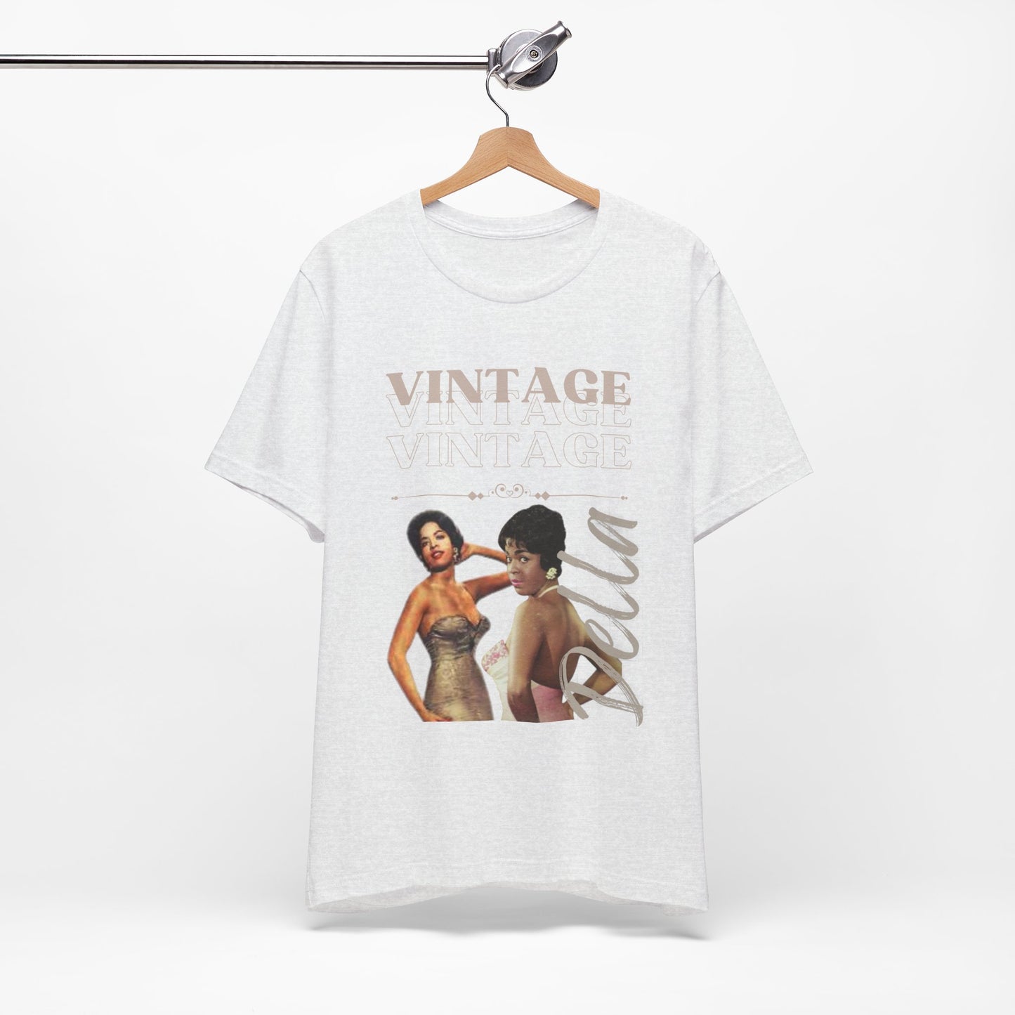 Unisex Jersey Short Sleeve Vintage Della Tee