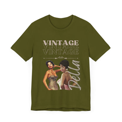 Unisex Jersey Short Sleeve Vintage Della Tee