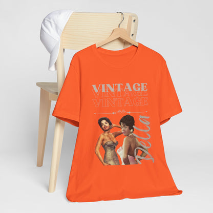 Unisex Jersey Short Sleeve Vintage Della Tee