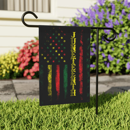 Juneteenth Flag Garden & House Banner