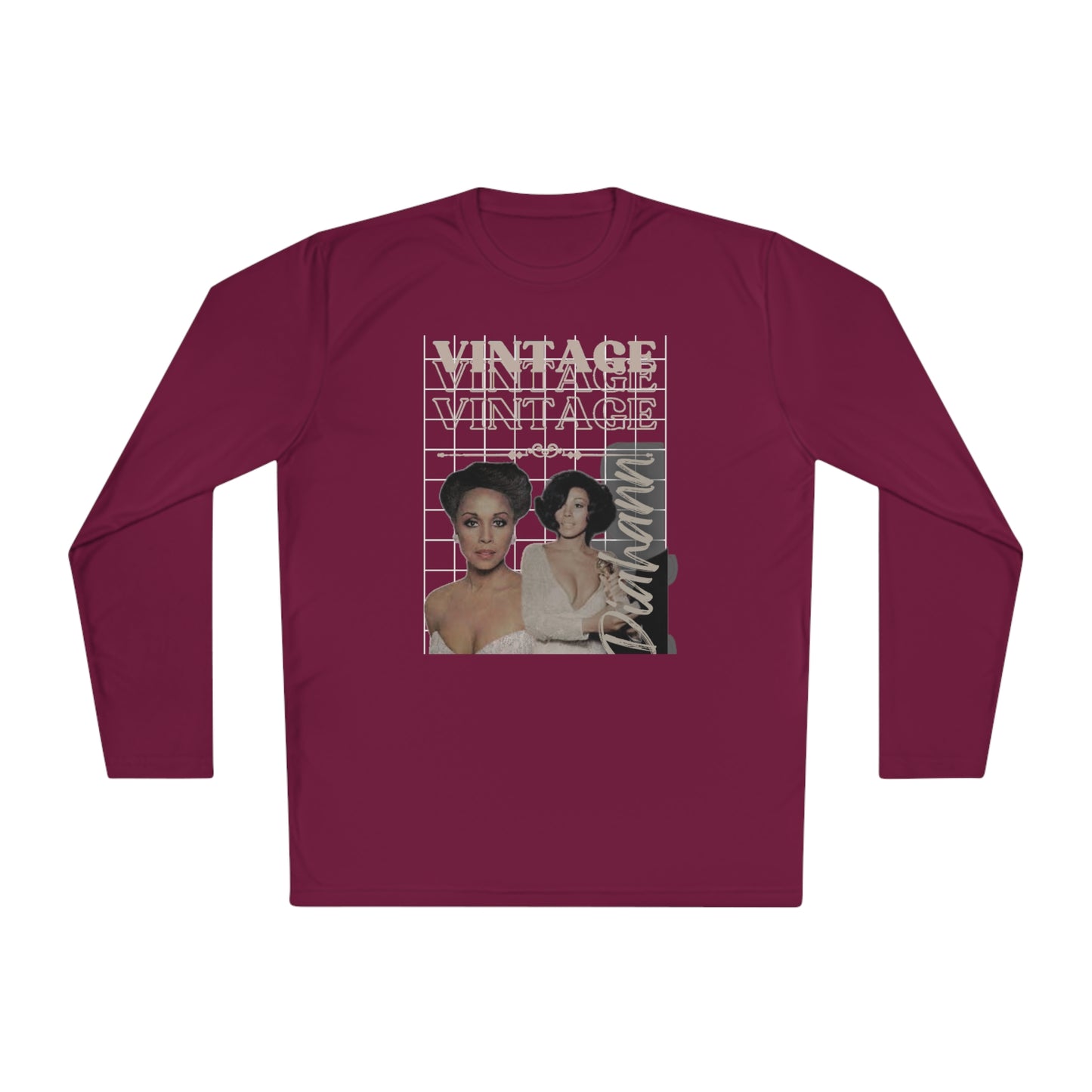 Unisex Lightweight Long Sleeve Vintage Diahann Tee