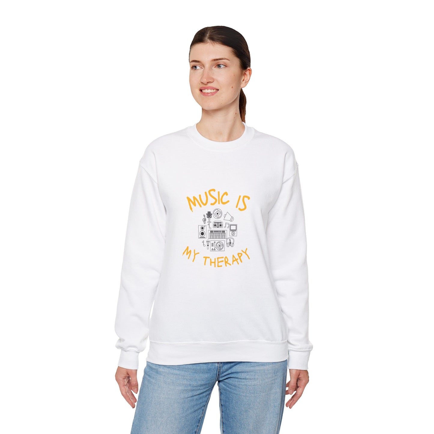 Music Therapy Unisex Heavy Blend™ Crewneck Sweatshirt