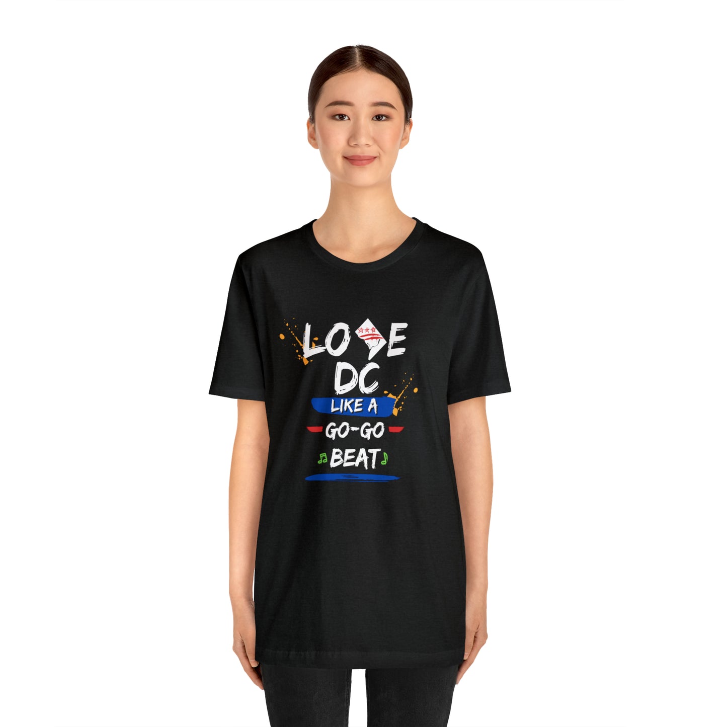 Unisex Jersey Short Sleeve Love DC Tee