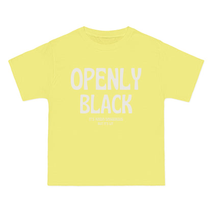 Beefy-T®  Openly Black Short-Sleeve T-Shirt