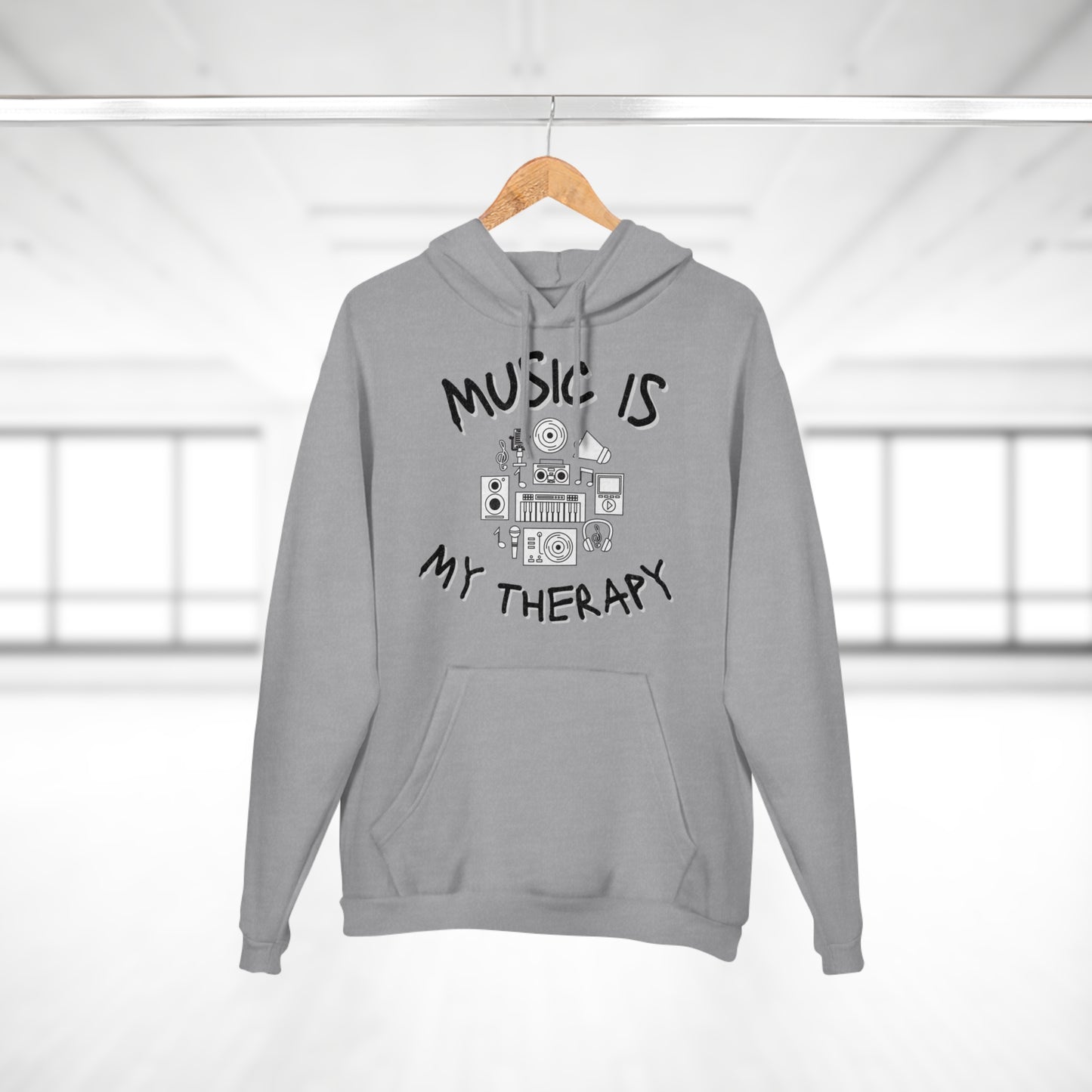 Music Therapy Unisex Pullover Hoodie