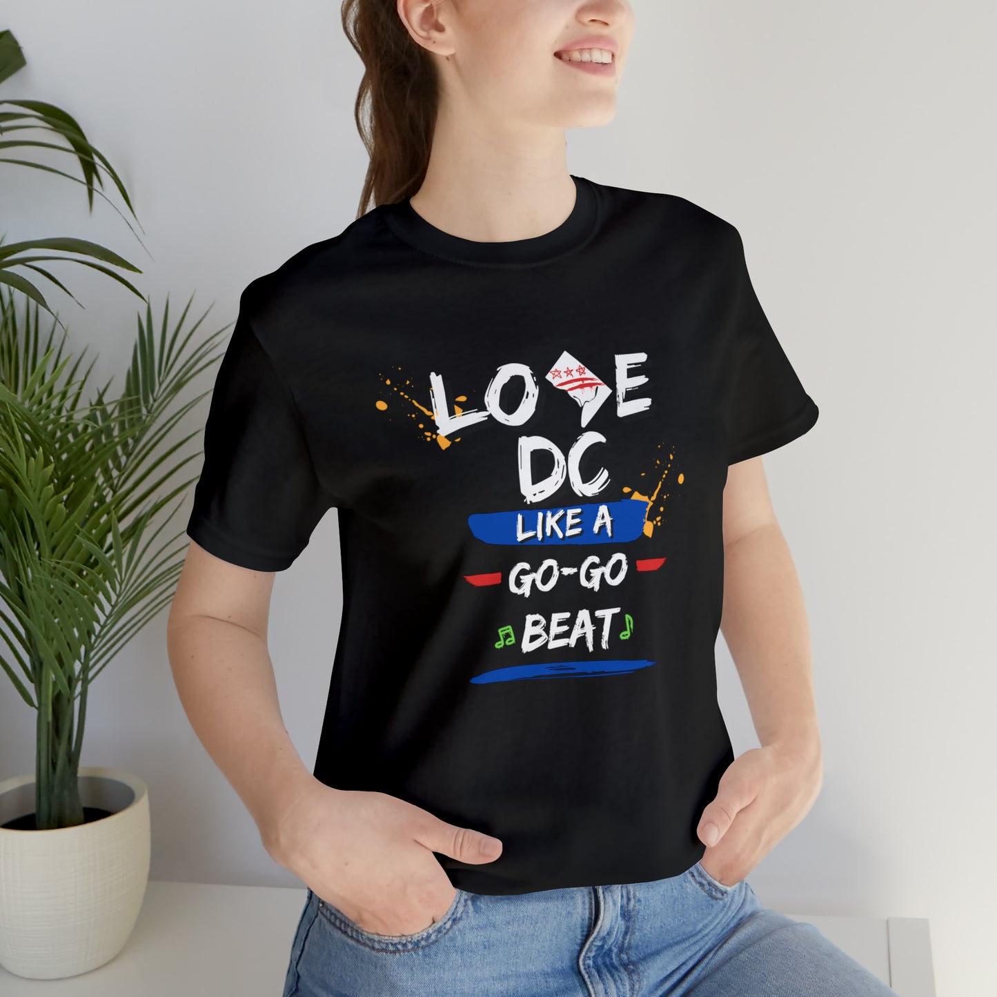 Unisex Jersey Short Sleeve Love DC Tee