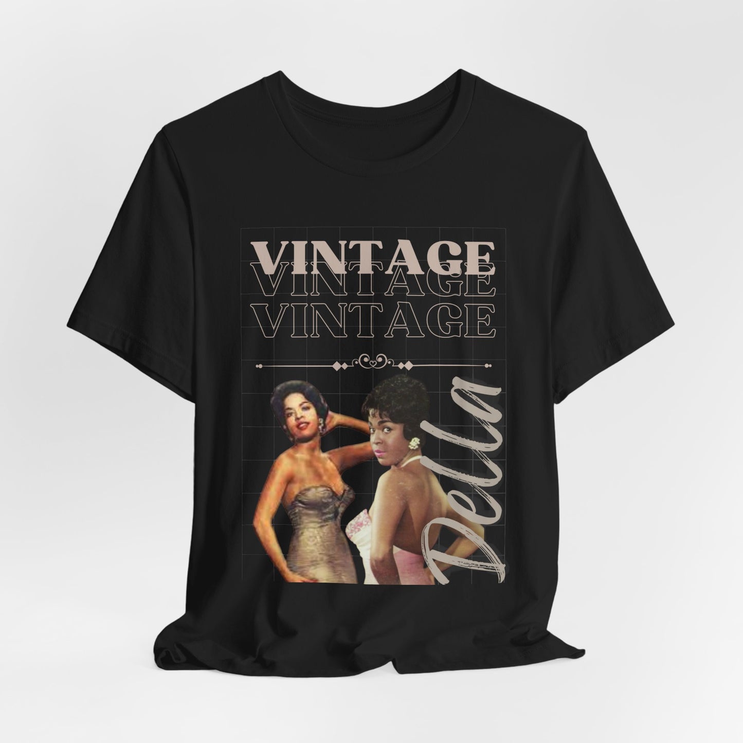 Unisex Jersey Short Sleeve Vintage Della Tee