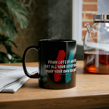 11oz Black Haiku Drink Mug