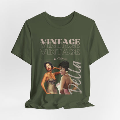 Unisex Jersey Short Sleeve Vintage Della Tee