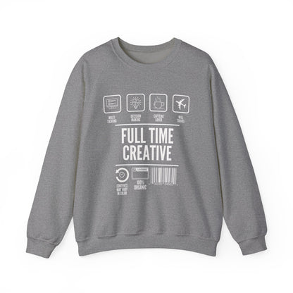 Unisex Heavy Blend™ Full Time Creative Crewneck Sweatshirt