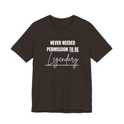 Unisex Casual LEGENDARY Graphic Tee - Perfect Gift for Friends, Summer Outfits, Festival Fashion, Everyday Wear, Gift for Him/Her