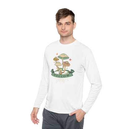 Mellow Mushrooms Long Sleeve Tee - Bohemian Style Shirt, Gift for Nature Lovers, Cozy Autumn Layer, Unisex Apparel, Festival Wear