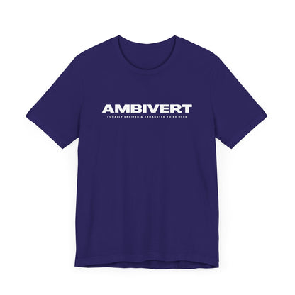 Ambivert Graphic Tee - Perfect for Social Chameleons