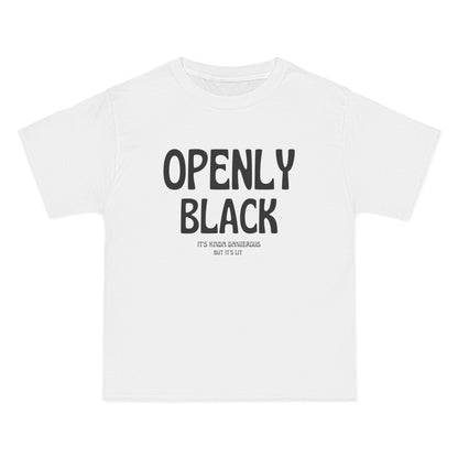 Openly Black  Retro Print Beefy-T®  Short-Sleeve T-Shirt