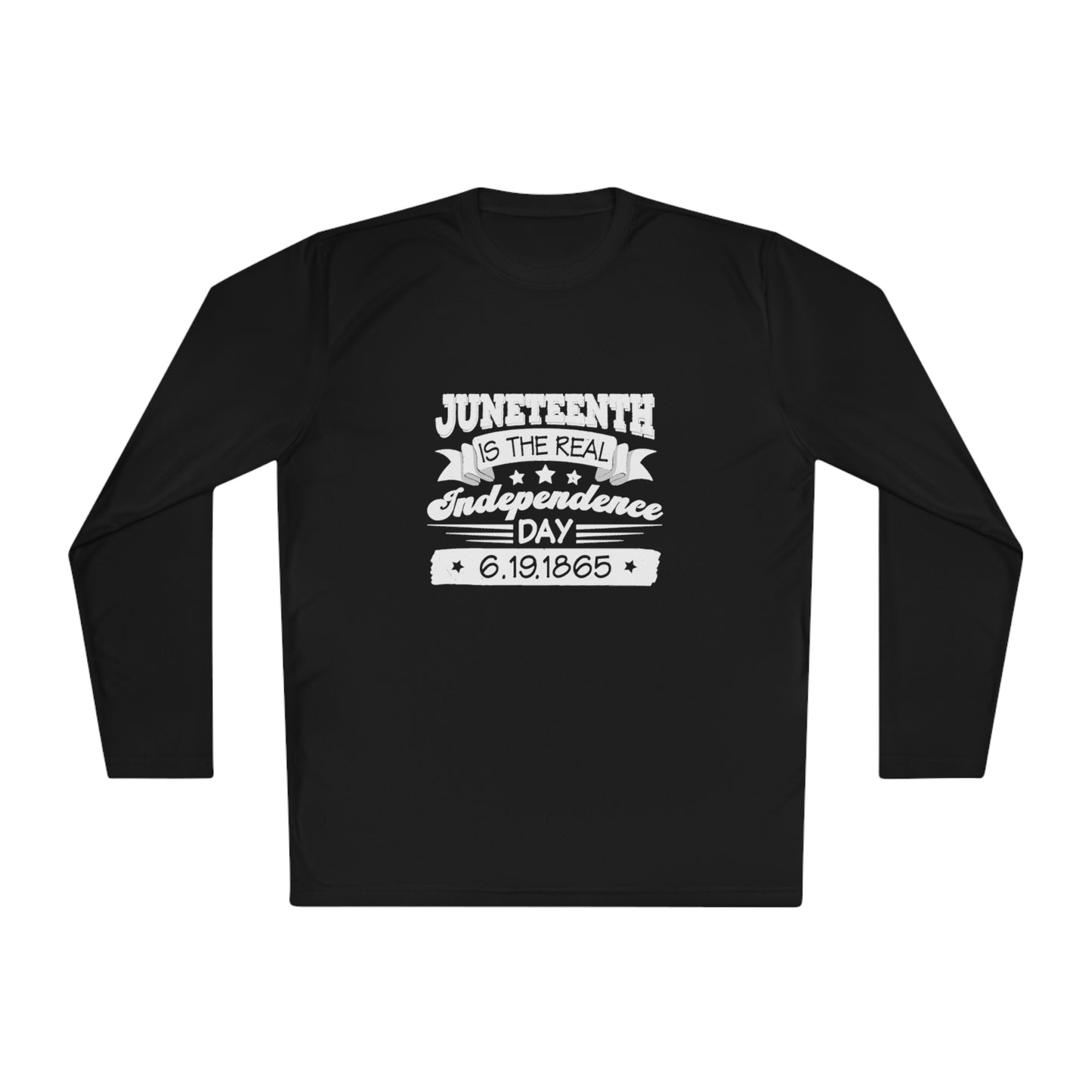 Lightweight Long Sleeve Juneteenth Openly Black Tee