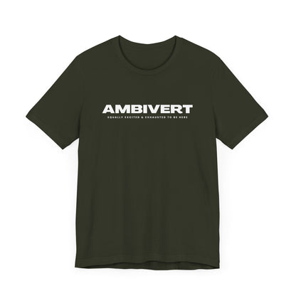 Ambivert Graphic Tee - Perfect for Social Chameleons