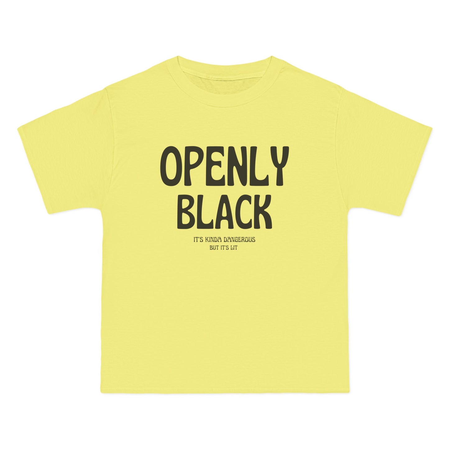 Openly Black  Retro Print Beefy-T®  Short-Sleeve T-Shirt