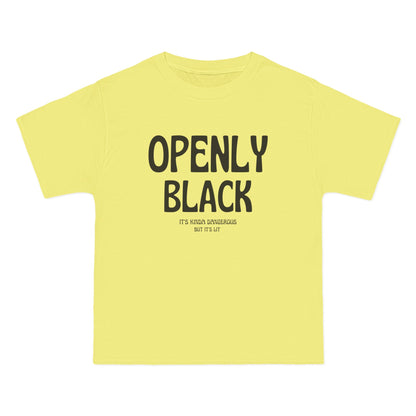 Openly Black  Retro Print Beefy-T®  Short-Sleeve T-Shirt