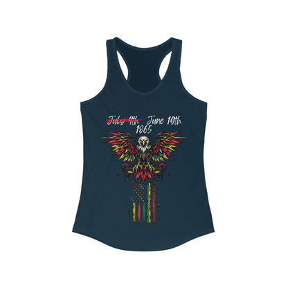 Women's Ideal Racerback Juneteenth Eagle Tank