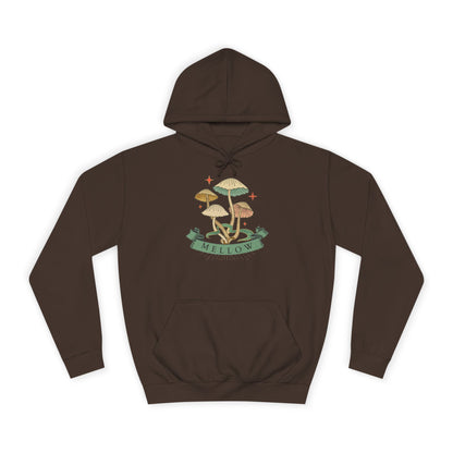 Cozy Mushroom College Hoodie, Unisex Sweatshirt for Students, Gift for Graduates, Cool Campus Attire, Casual Wear, Fall Fashion