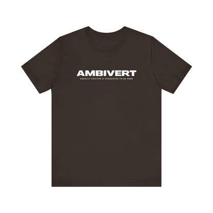 Ambivert Graphic Tee - Perfect for Social Chameleons
