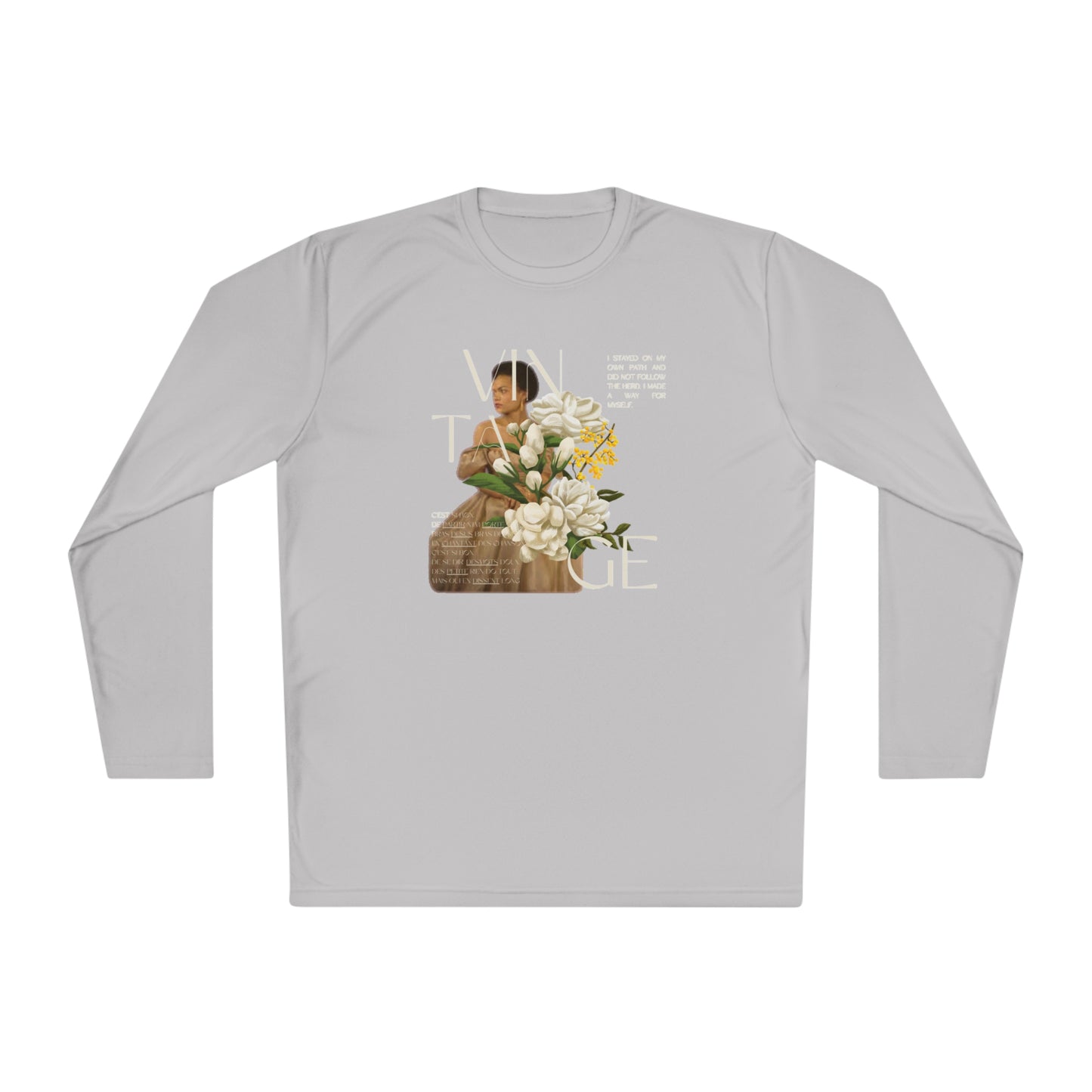 Unisex Lightweight Long Sleeve Vintage Eartha Tee