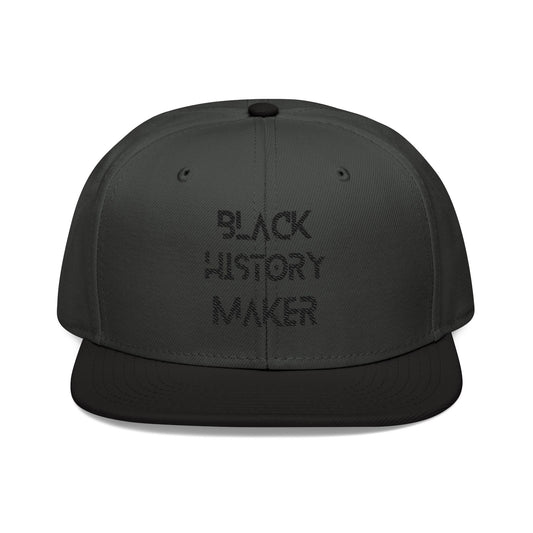 Black History Maker Snapback Cap - Stylish & Commemorative Hat
