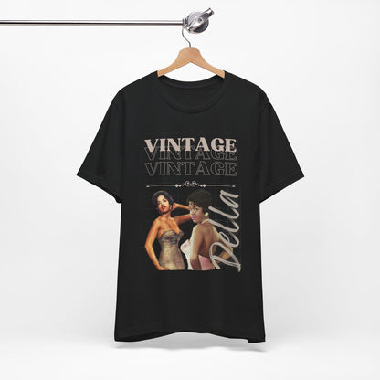 Unisex Jersey Short Sleeve Vintage Della Tee