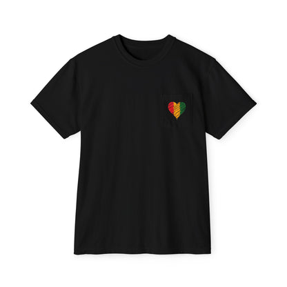 Unisex Garment-Dyed Pocket Juneteenth Heal T-Shirt