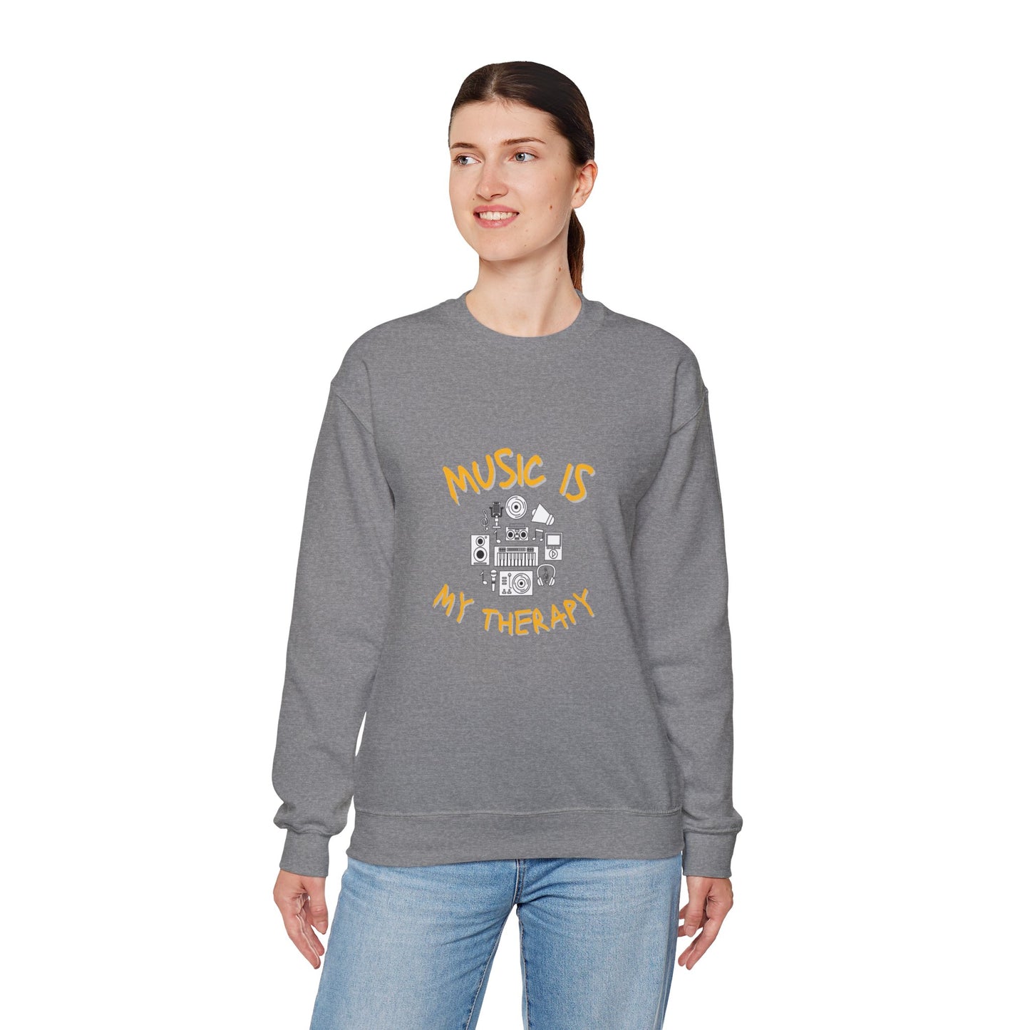 Music Therapy Unisex Heavy Blend™ Crewneck Sweatshirt