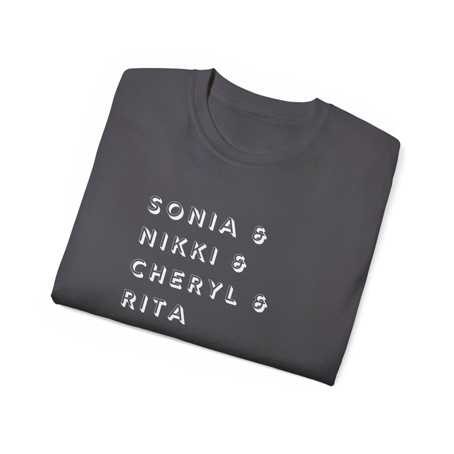 Unisex Ultra Cotton Black & White Women Poet Tee