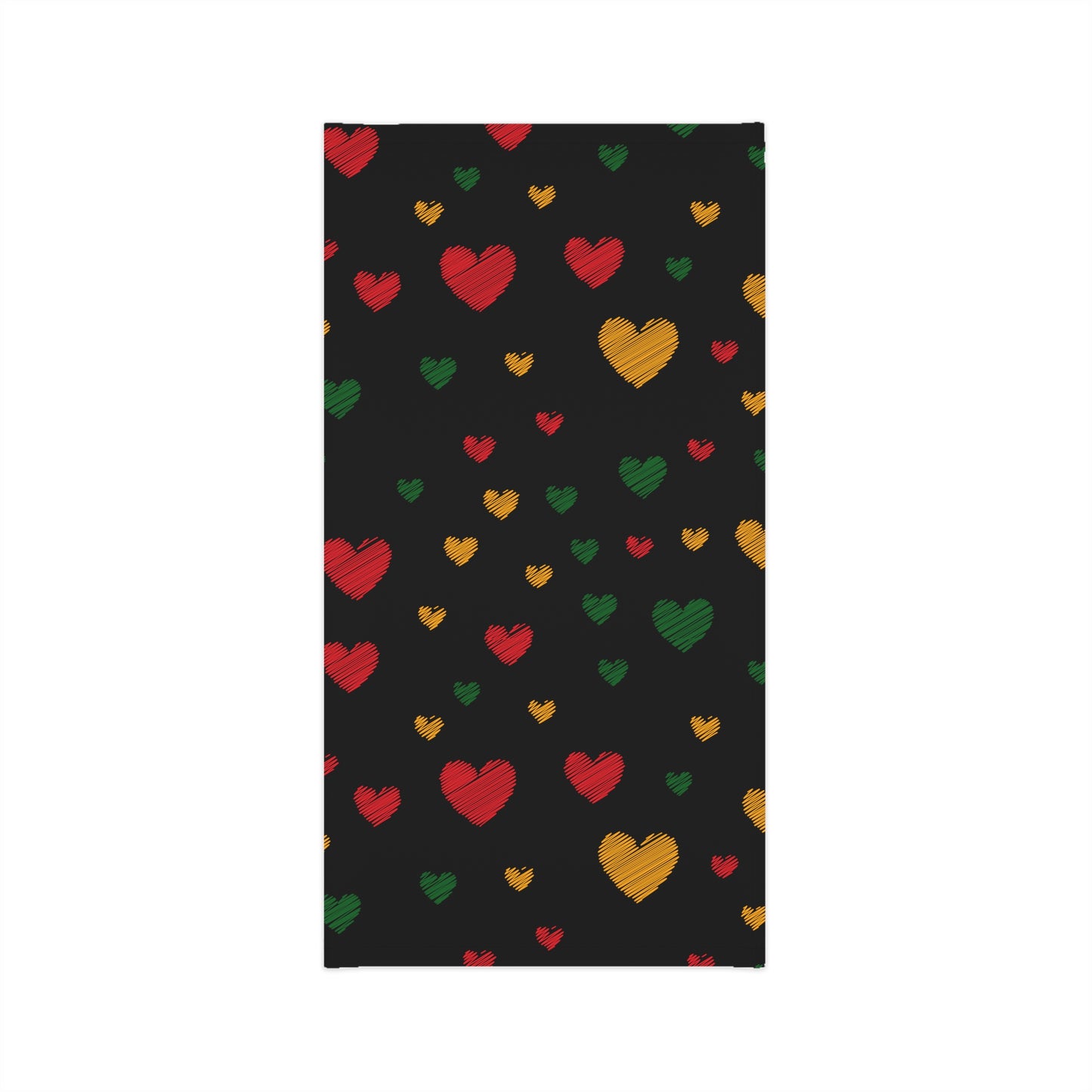 Lightweight Neck Juneteenth Hearts Gaiter