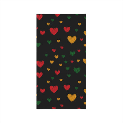 Lightweight Neck Juneteenth Hearts Gaiter